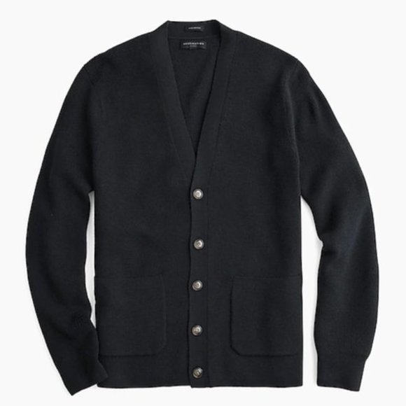 J. Crew Men's Green Button-Up Cardigan - Picture 1 of 8